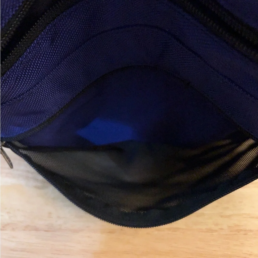 Vintage The North Face Black and Blue Men's Backpack
